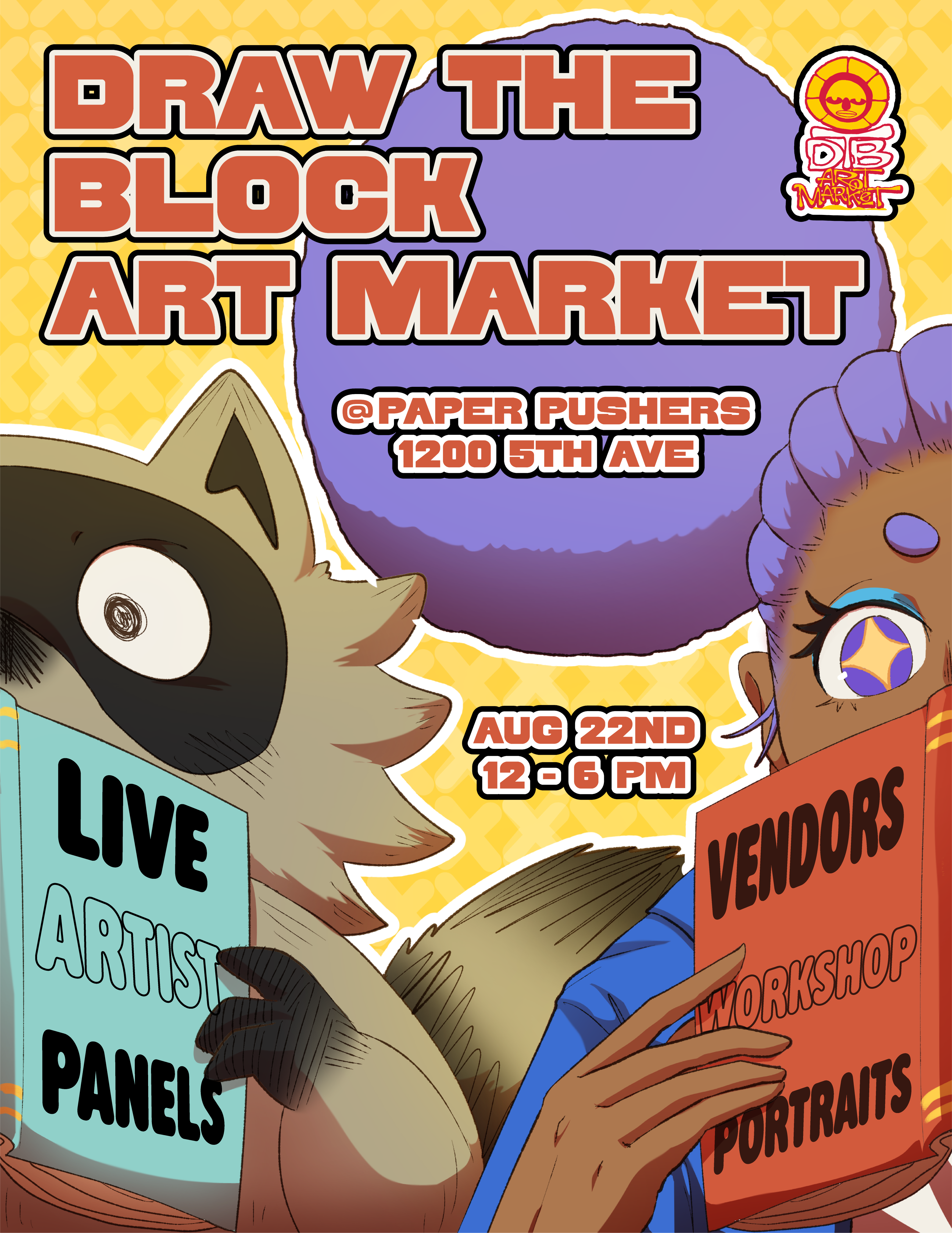 DTB ART MARKET X SEATTLE PRINTERS GUILD