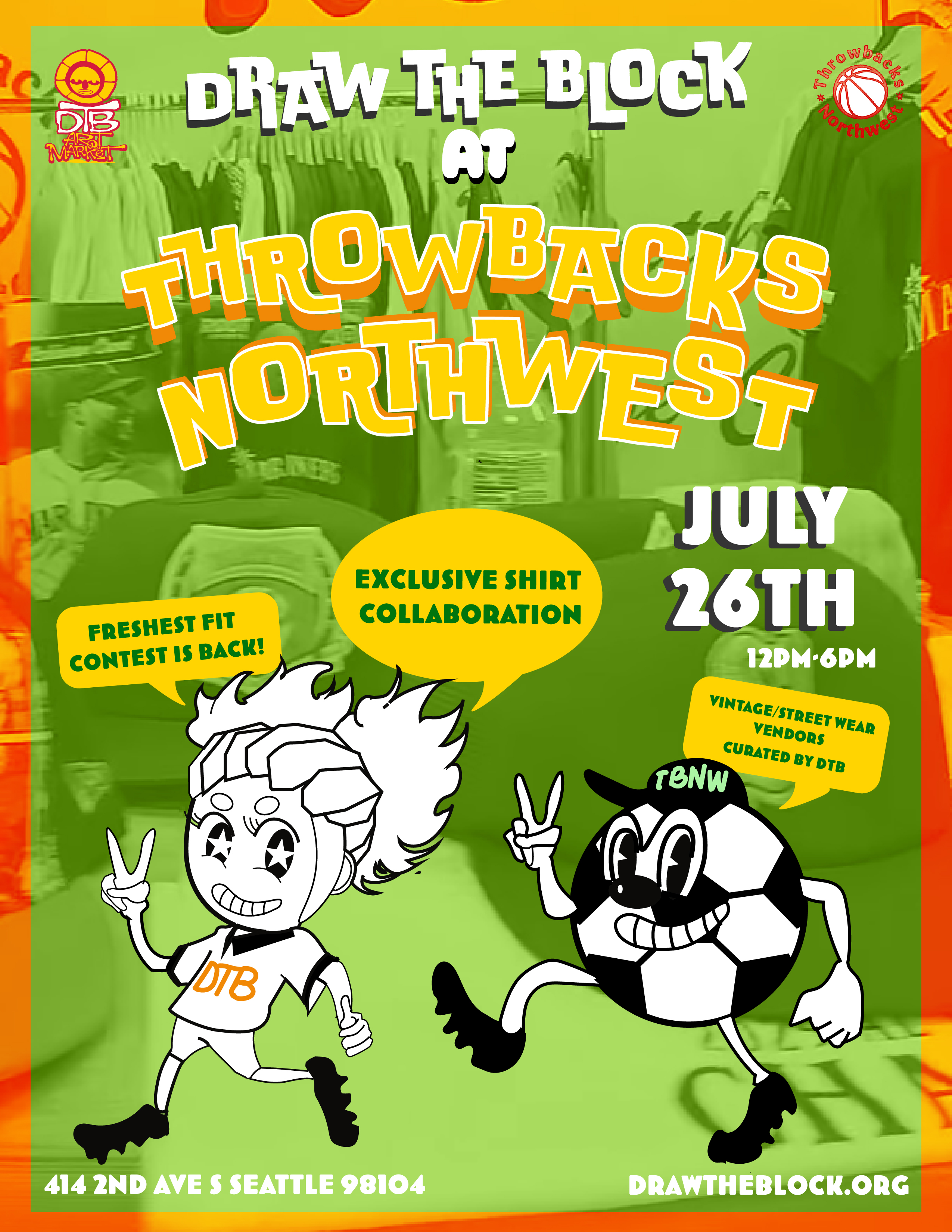Draw The Block @ ThrowBacks Northwest